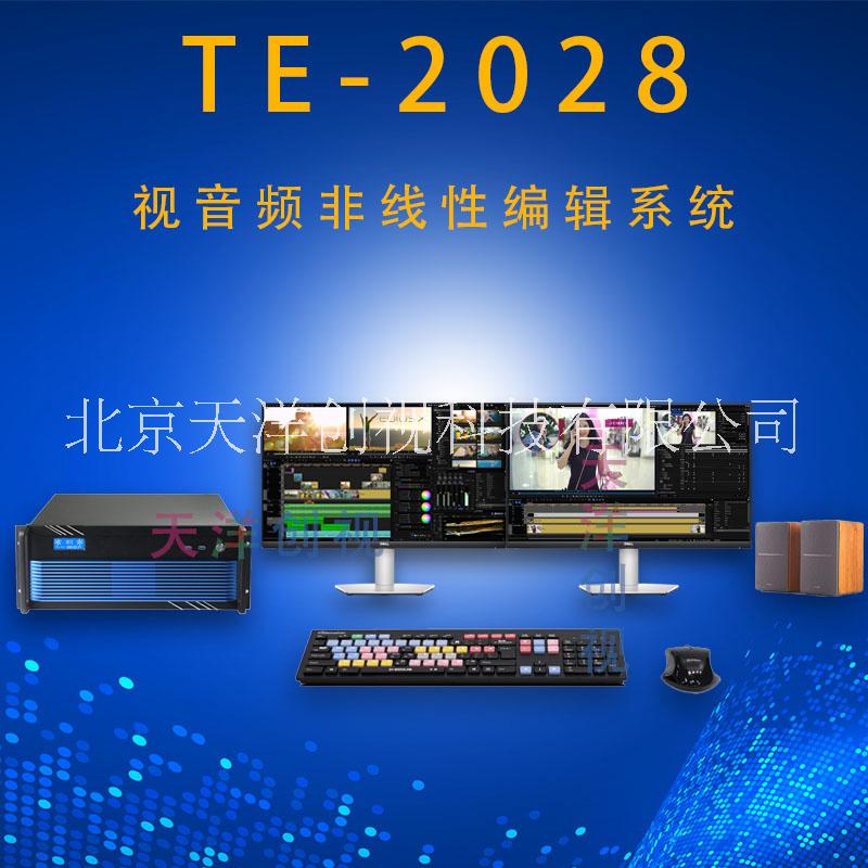 非线性编辑系统厂家供应 TE2028非线性编辑系统 企业后期剪辑制作图片