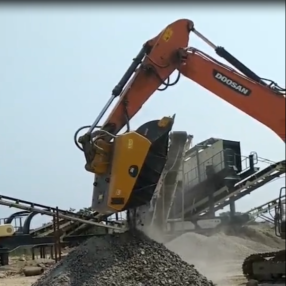 混凝土破碎机河北地区工况