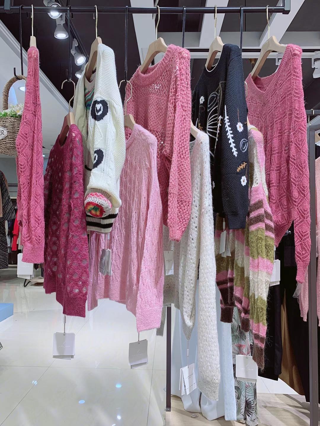 拉曼迪爾2021秋冬品牌毛衣女裝專柜正品直播貨源一折清倉(cāng)