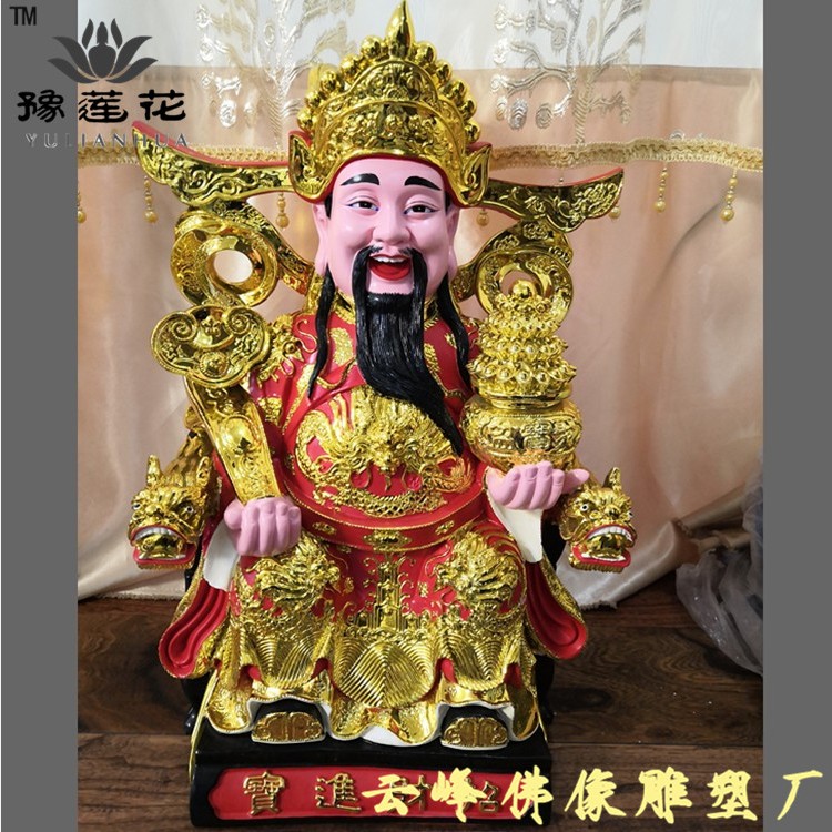 财帛星君佛像 增福相公李诡祖 福禄寿三星 财神爷佛像 比干范蠡 树脂佛像雕塑