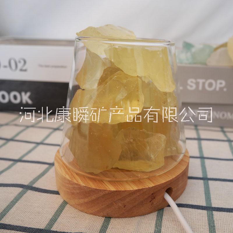 富士杯盐灯喜马拉雅无火香薰水晶盐灯USB按钮盐灯 小夜灯 礼品灯 创意盐灯图片