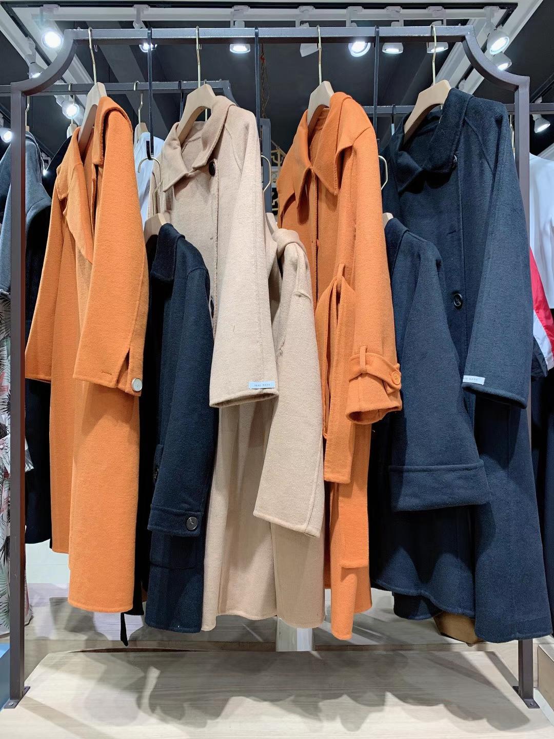 【巴黎左岸】21冬高 端雙面羊絨大衣品牌折扣女裝批發(fā)一手貨源