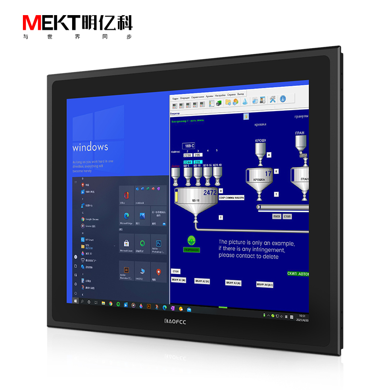 工业控制平板电脑15寸无风扇工业平板电脑一体机-MEKT明亿科图片