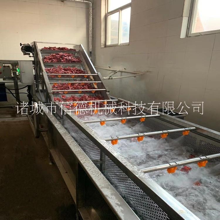 蔬菜清洗机全自动洗菜机 蔬菜清洗机全自动洗菜机气泡喷淋图片