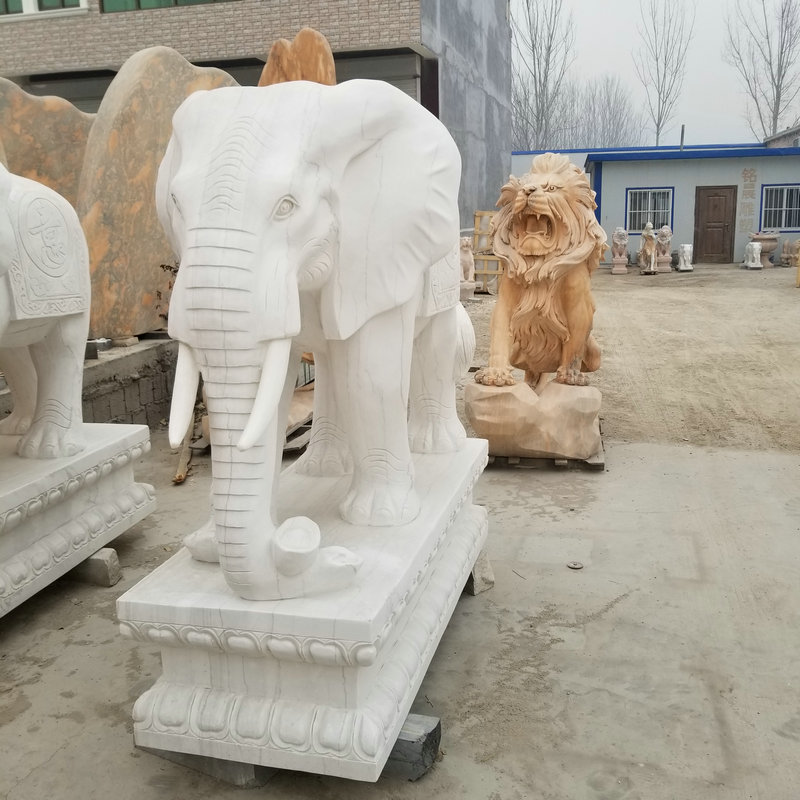 石雕大象圖片/石雕大象樣板圖 (1)