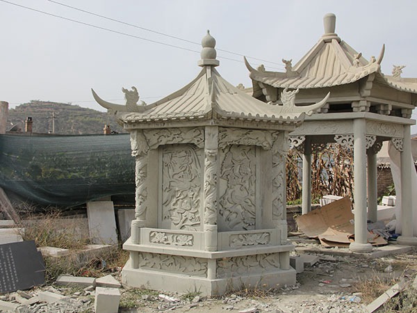 花崗巖單涼亭圖片/花崗巖單涼亭樣板圖 (3)