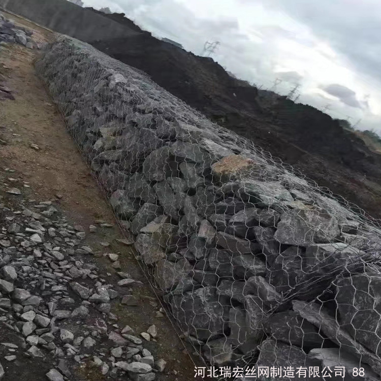 铅丝石笼笼厂家    高耐磨铅丝石笼大型生产厂家图片