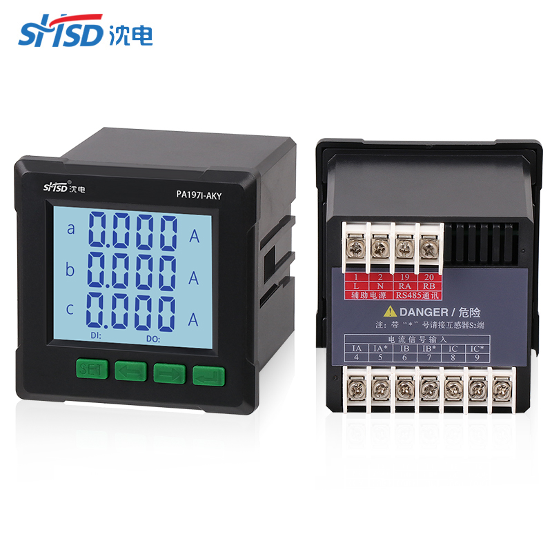 三相交流液晶電流表RS485通訊圖片/三相交流液晶電流表RS485通訊樣板圖 (2)