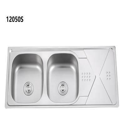 雙盆帶板廠家圖片