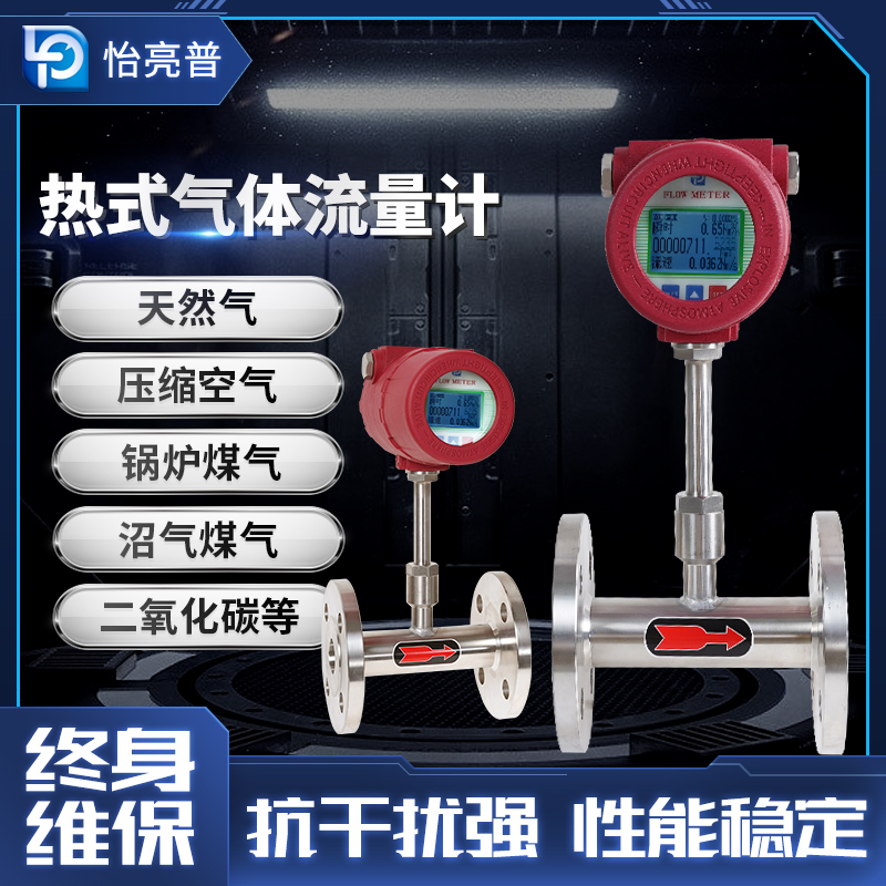 熱式氣體質(zhì)量流量計法蘭連接圖片