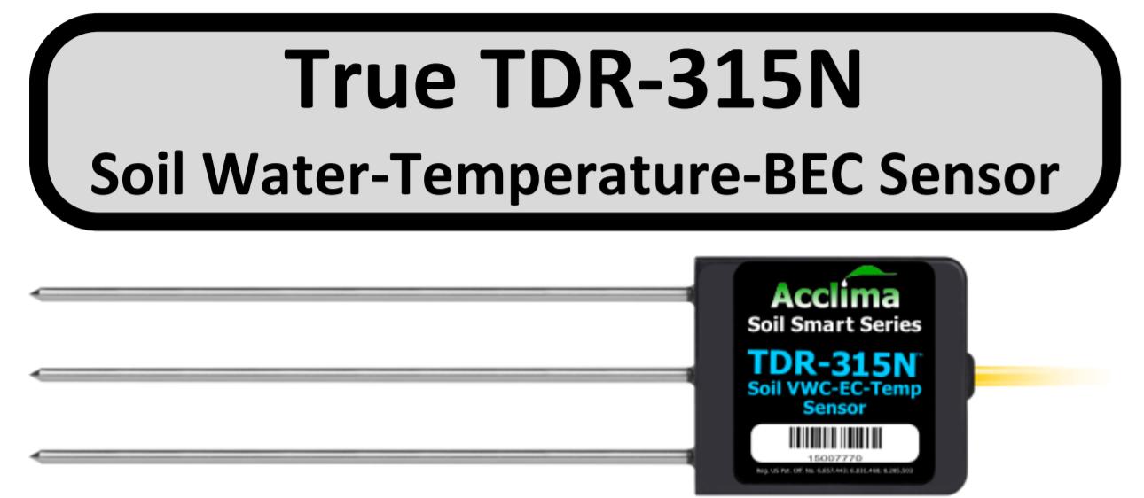 TDR315N 土壤温湿盐传感器