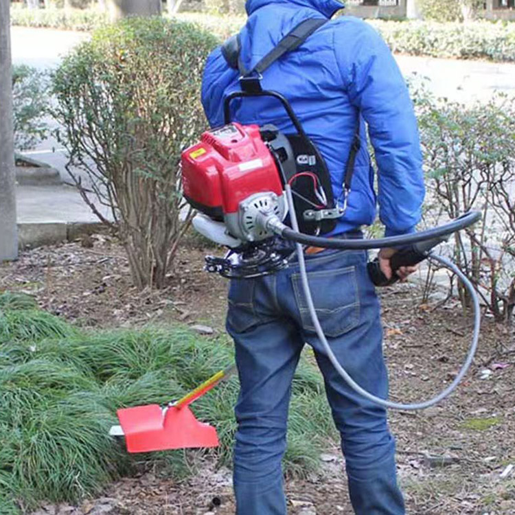 除草开荒小麦水稻收割器 养殖背负式割草机扶禾器