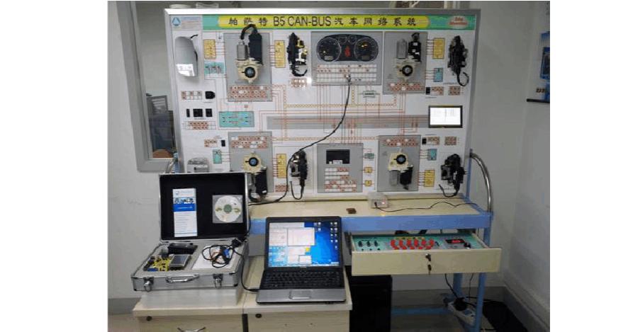 智能网联汽车CAN-BUS网络架厂家定做 VR教学实训设备图片