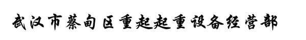 武汉市蔡甸区重起起重设备经营部