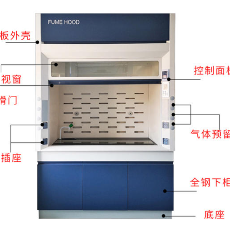 河北实验室设备多少钱售卖 可支持定制实验室通风柜  河北卓瑞实验室通风柜批发价格图片