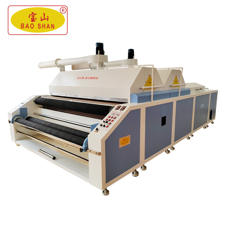 同輝廠家供應(yīng)福建布料縮水機(jī)器雙蒸汽頭長度4.8米