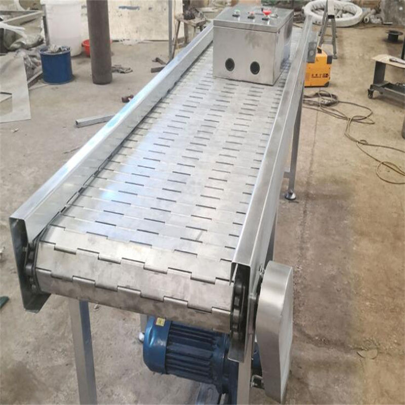 漳州廈門橡膠帶輸送機(jī)輸送帶 不銹鋼履帶