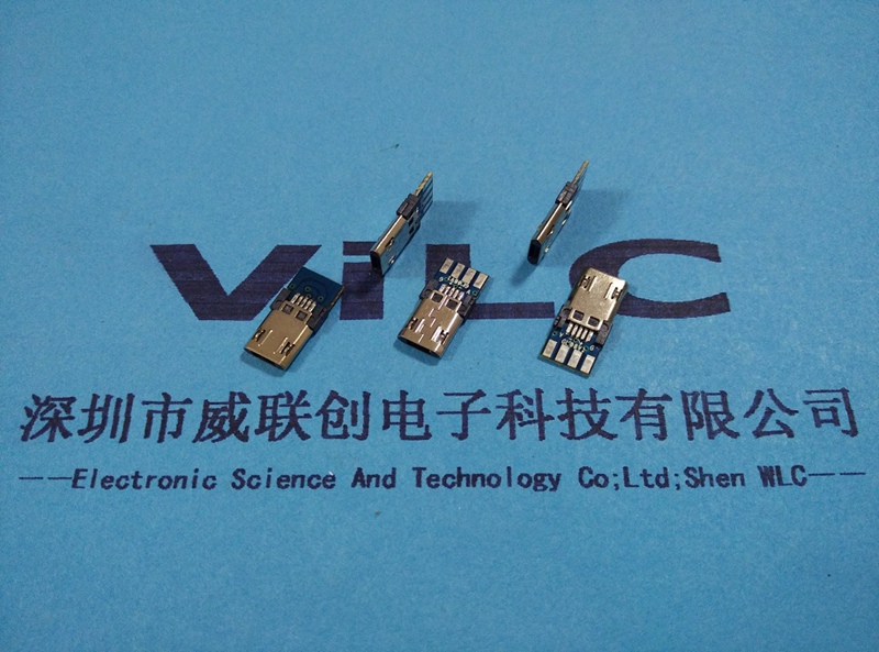 深圳市MICRO USB 5P焊线式正反插公座厂家