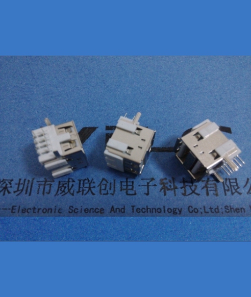 雙層USB母座 卷邊圖片