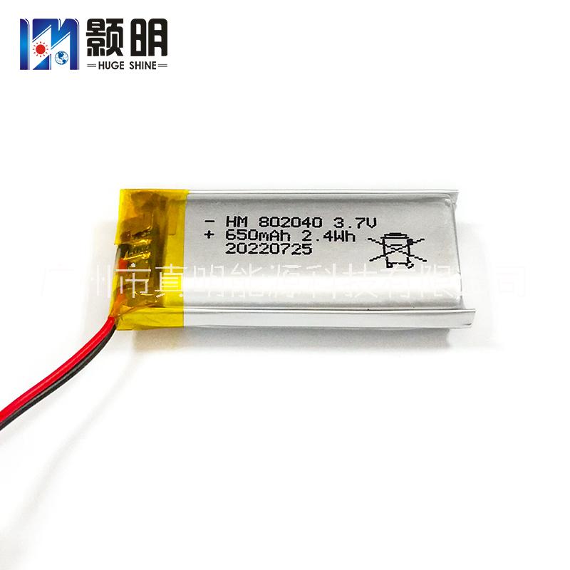 无线鼠标电话手表3.7V500mAh 902030软包锂离子电池图片