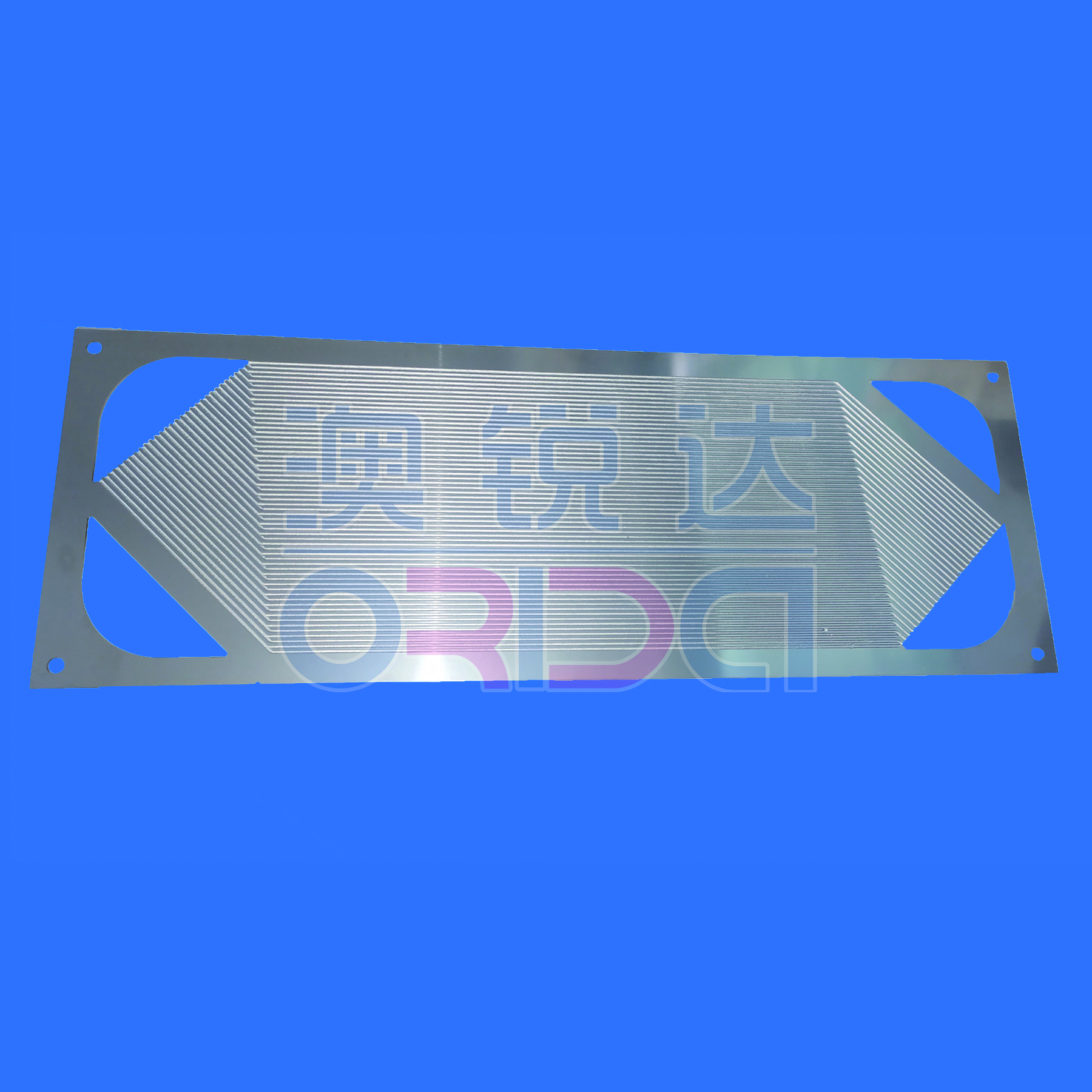 厂家供应金属流道板 导流板 散热板 蚀刻加工平整不堵孔 支持小批量定制图片