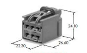 矢崎 护套接插件 6孔线对线连接器 汽车连接器厂家报价 深圳现货
