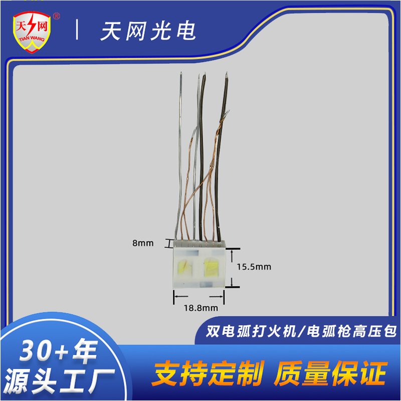 TW-229电子打火机电弧枪高压包 艾灸仪高压双电弧高压包 电弧点火器配件防风无气体图片