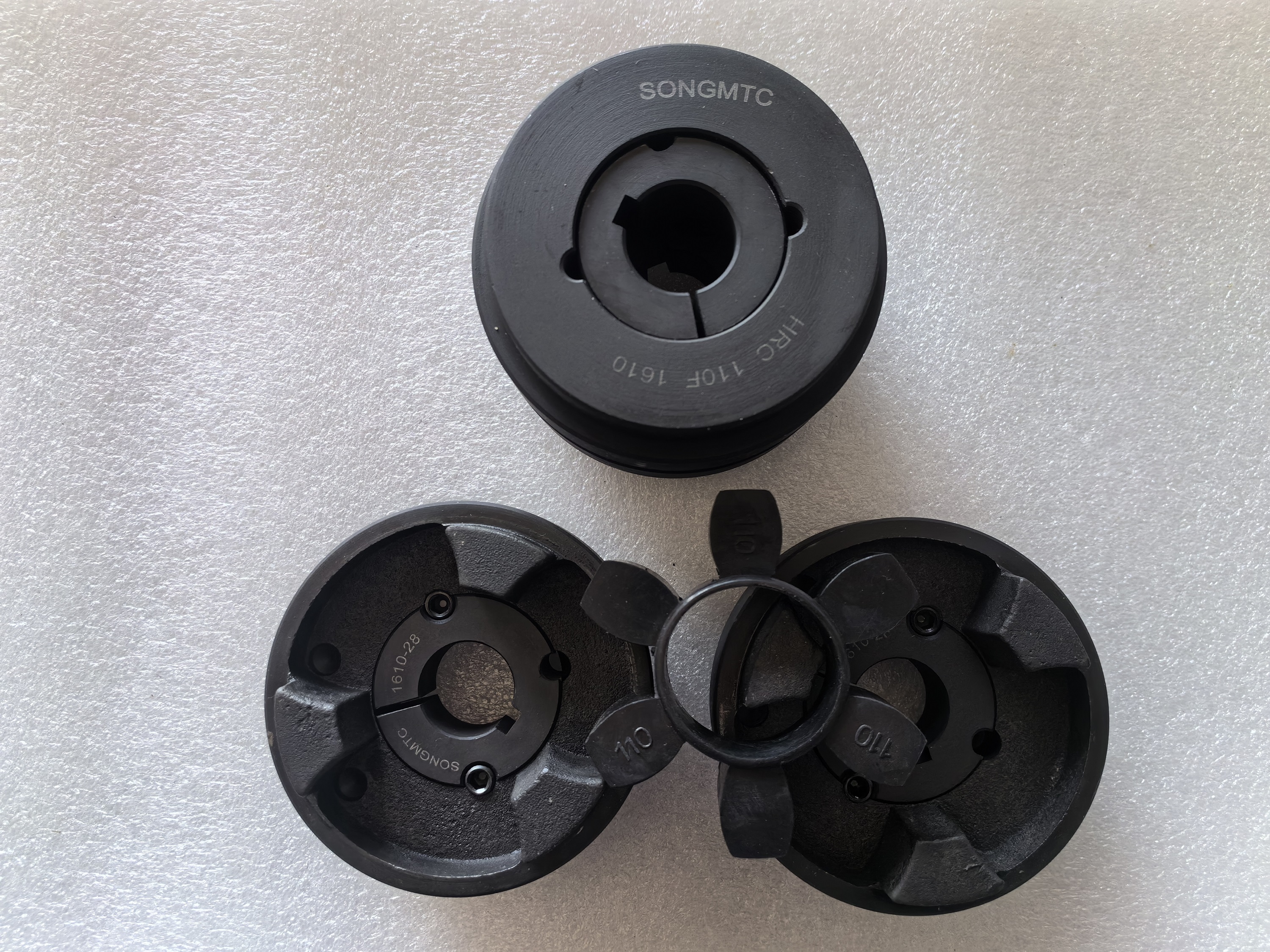 HRC110FH錐套漲緊式梅花彈性聯(lián)軸器SONGMTC圖片