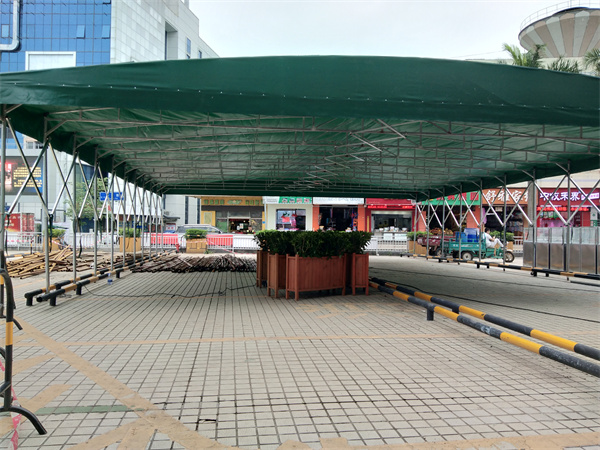 深圳雨篷安裝 戶外遮陽篷定制安裝 活動遮陽棚