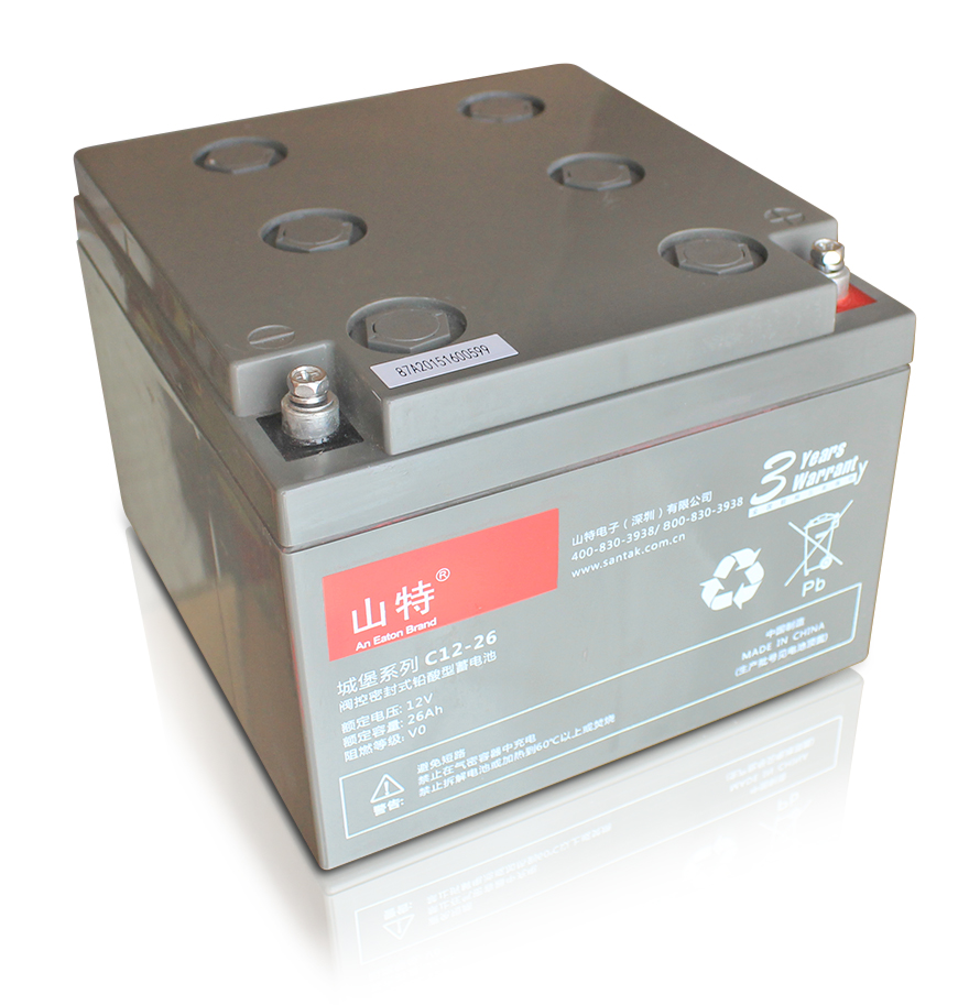 山特蓄電池12V26AH 12V26AH38AH鉛酸電池 不間斷電源蓄電池圖片