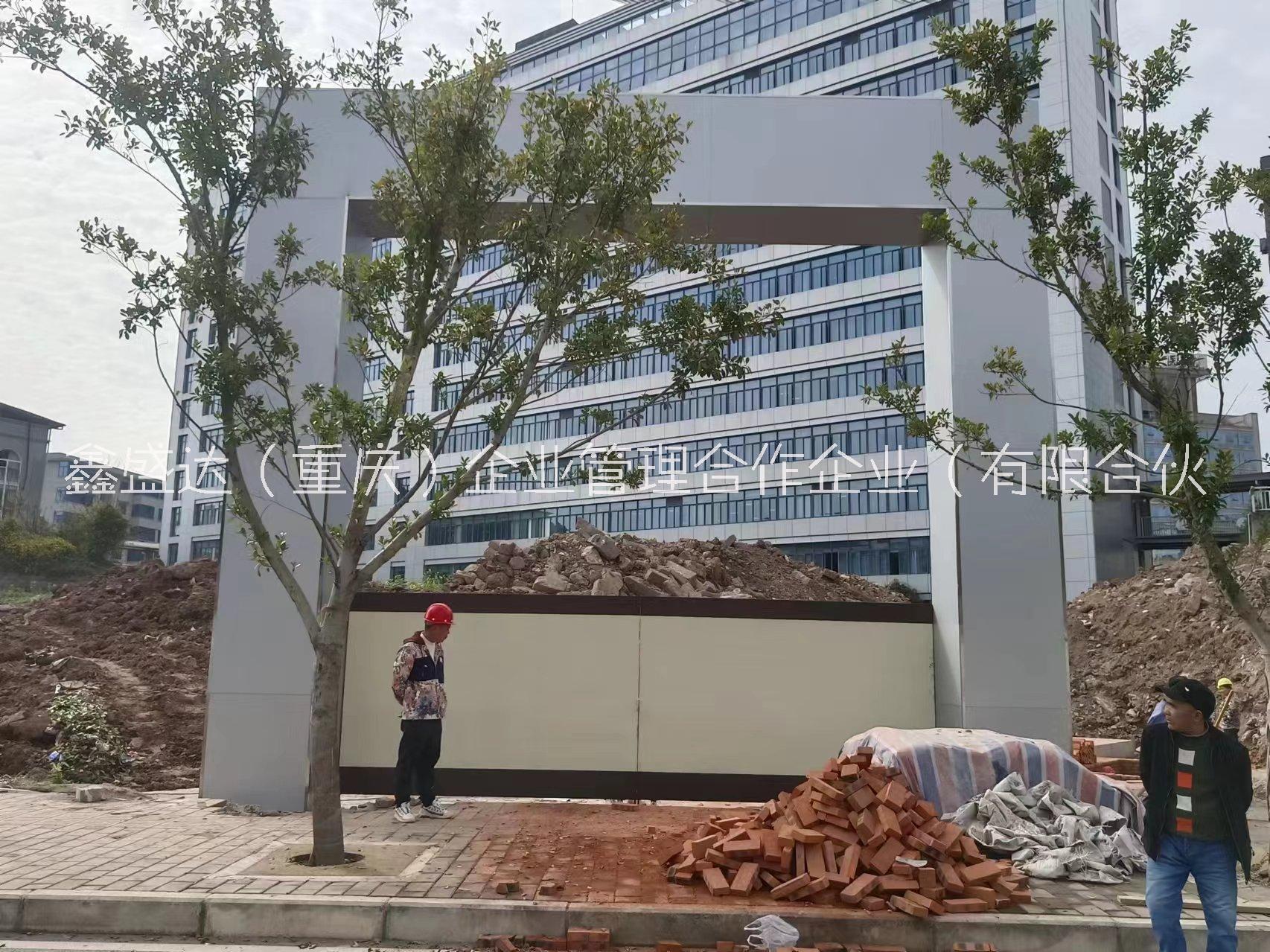 建筑工地大门柱大门钢结构框架形象门龙门架结实耐造图片