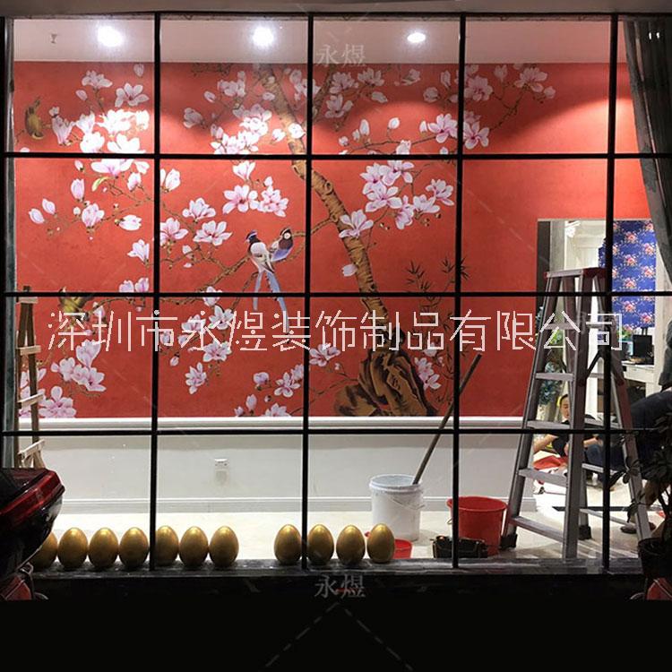 会场定制壁画3D立体展馆展厅酒店壁布橱窗背景墙布民宿饭店墙 文化墙 墙纸 壁纸 墙布 背景墙图片