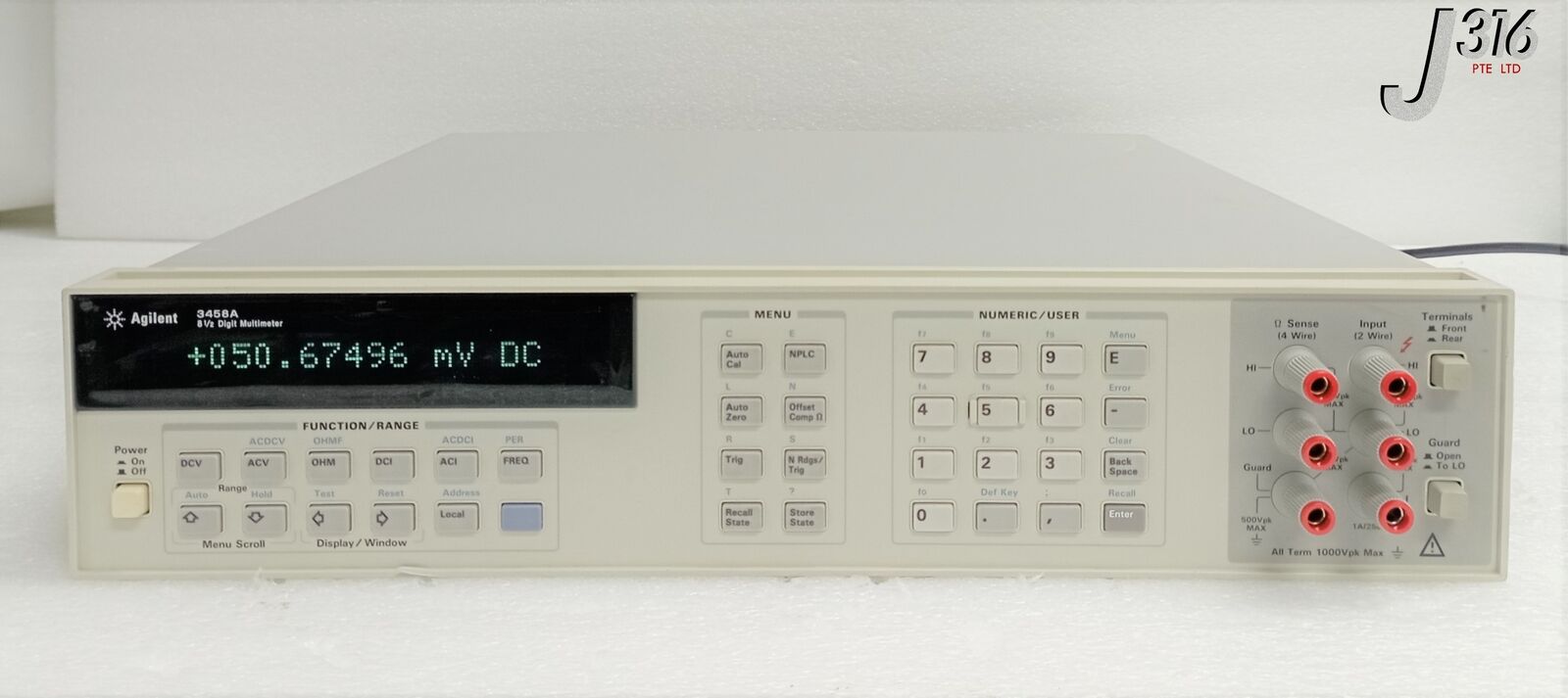 Agilent/安捷伦 3458A KEYSIGHT 3458A 数字万用表,8位半, Truevolt 数字万用表图片