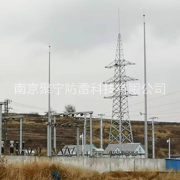 GH环形避雷塔圆柱钢管避雷塔库光伏变电站防爆场所发电站CNG加气站避雷塔图片