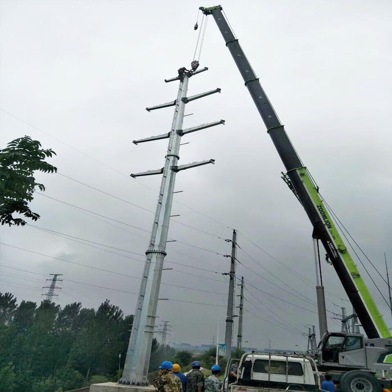 廊坊市河北电力钢管塔 电力钢桩 电力钢管桩 电力钢管杆厂家