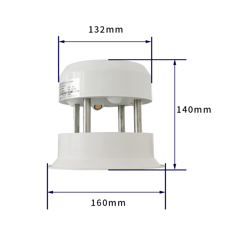 小超声波风速风向传感器 多参数微气象仪 一体式小型气象站图片