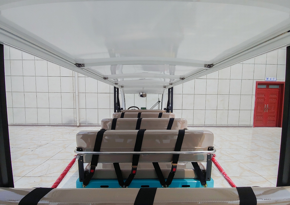 17座電動觀光車（T型17人）敞開式  環(huán)保智能電動觀光車廠家