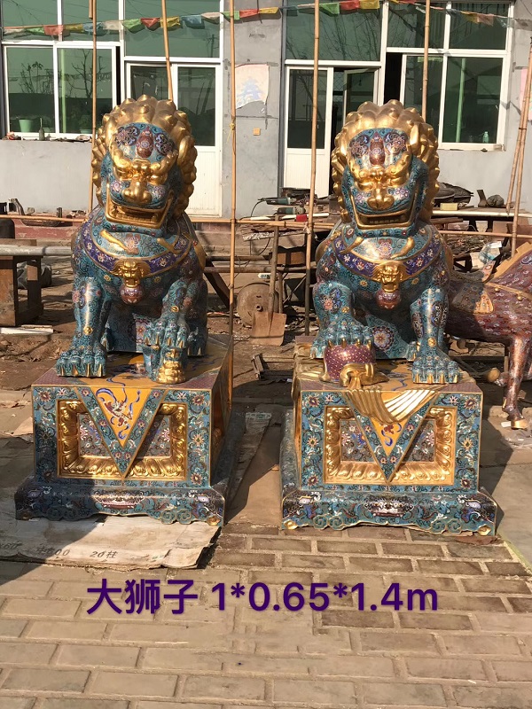 景泰藍工藝品加工定制紫銅胎高溫?zé)贫摄~胎掐絲琺瑯工藝品純手工制作景泰藍擺件