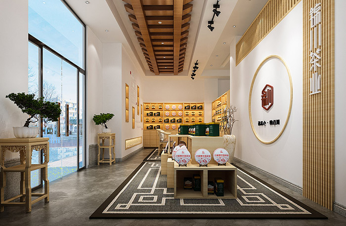 鄭州茶葉店裝修設(shè)計(jì)圖片