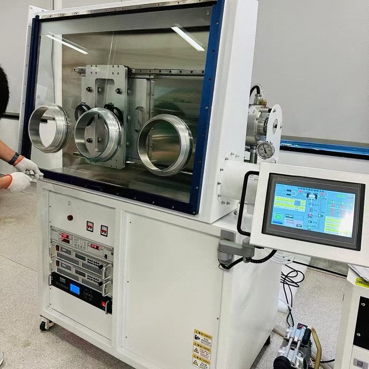 維意真空SMS-450磁控濺射鍍膜機(jī)與手套箱一體機(jī)支持定制