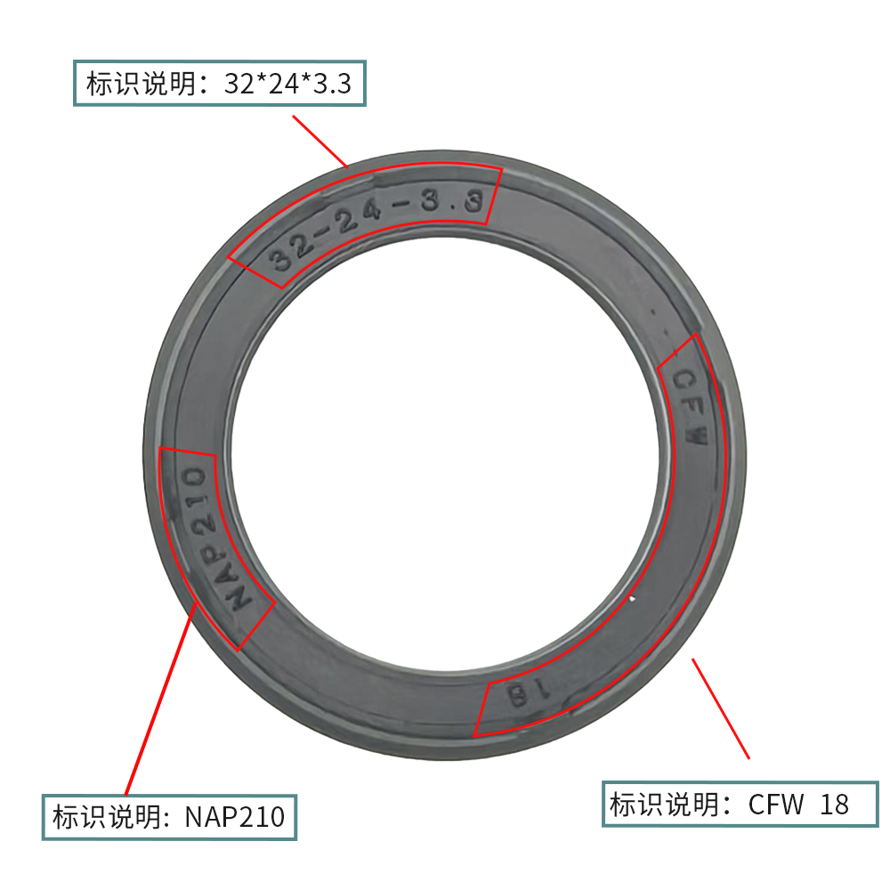 德國CFW高壓耐油封32*24*3.3耐油耐磨正品現(xiàn)貨密封件 NAP210