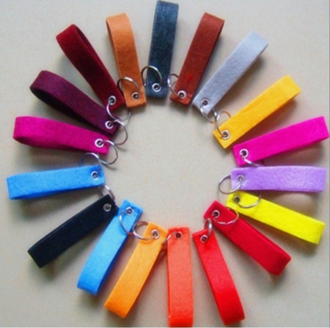 河北廠家批發(fā)毛氈鑰匙鏈廣告禮品鑰匙掛件鑰匙扣加logo 毛氈鑰匙扣定制