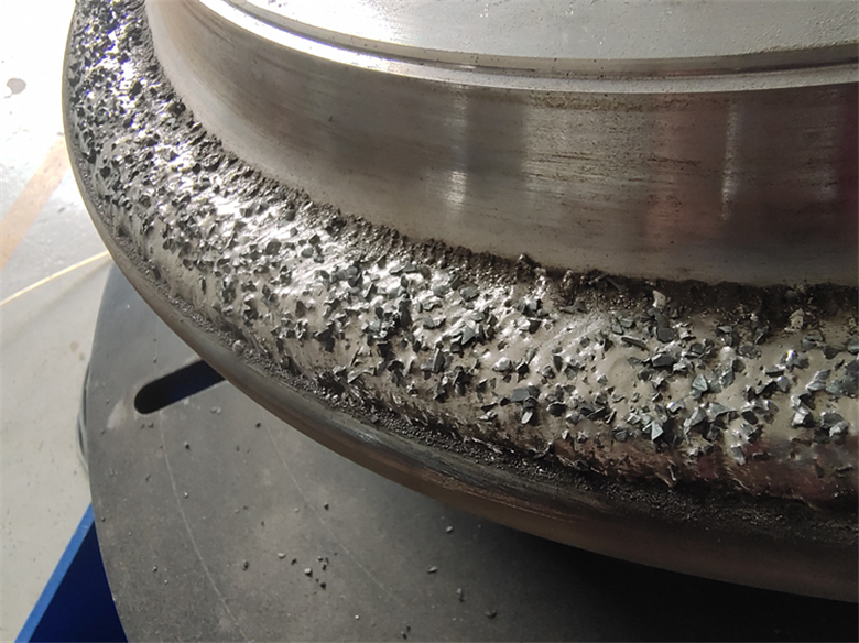 堆焊加工 耐磨堆焊工藝 軌道交通配件 熔覆焊件加工 寧波欣宇機械