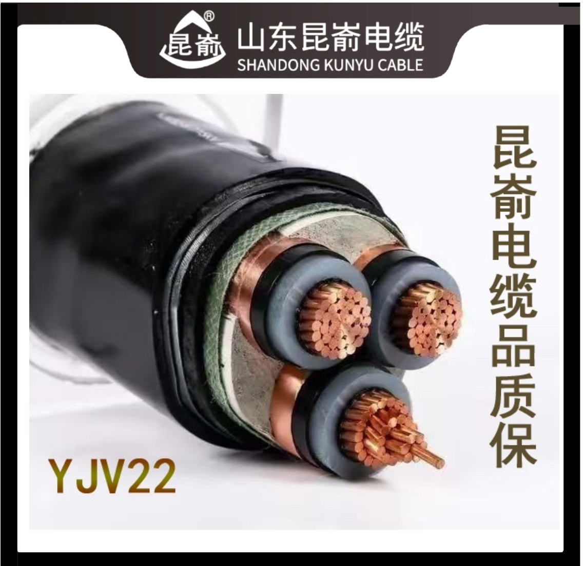 威海電纜生產(chǎn)廠家 昆崳牌 YJV22高壓電纜 銅芯電線電纜 工程電力電纜威海電纜生產(chǎn)廠供應(yīng)昆崳牌電纜線
