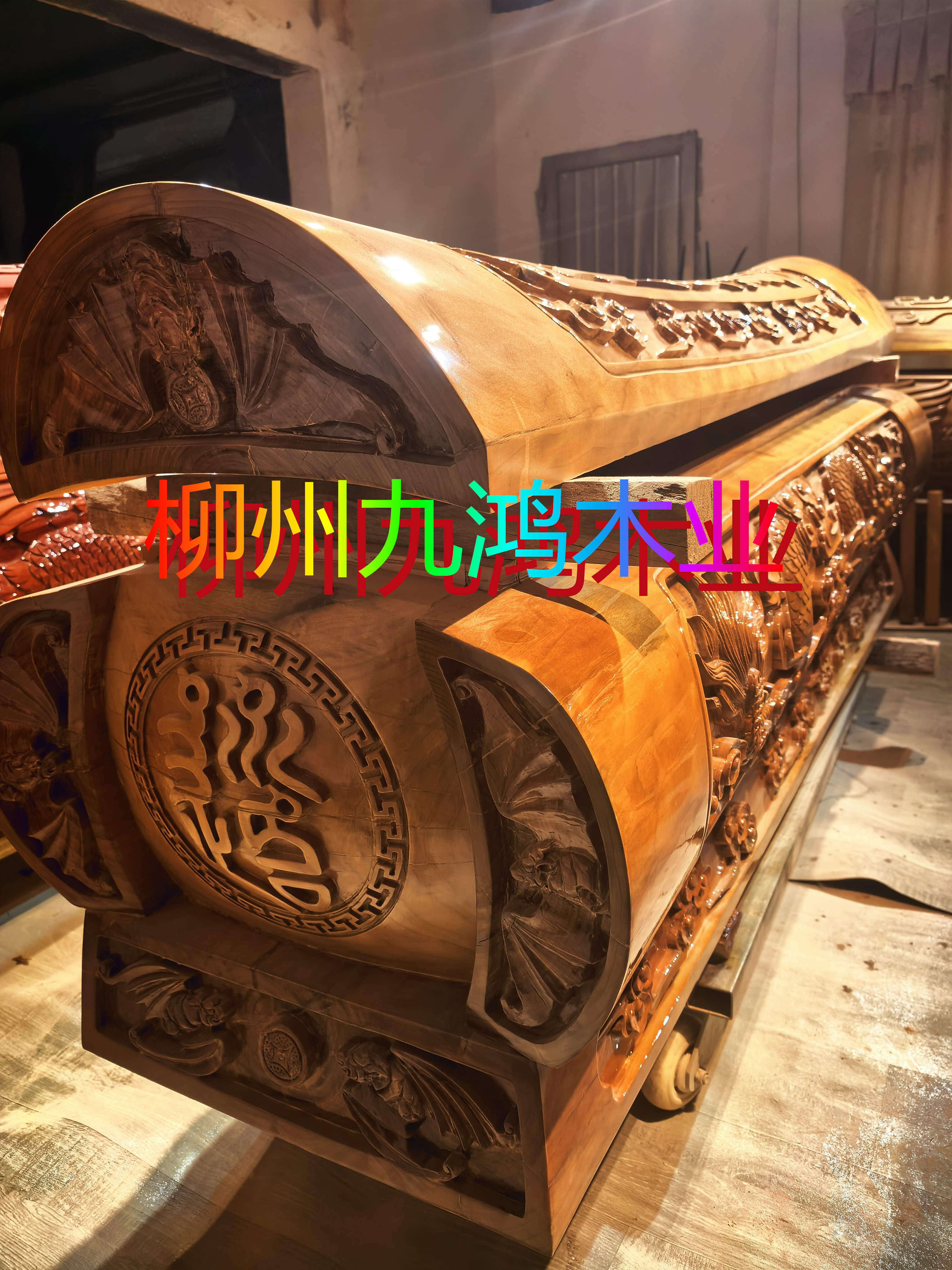 廣西柳州小葉金絲楠棺材生產(chǎn)廠家@什么樣的棺材符合道家文化