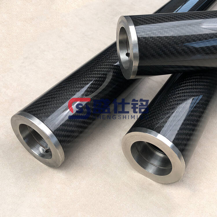 鋰電碳纖輥軸 高精度高模量 輕量化碳纖維輥