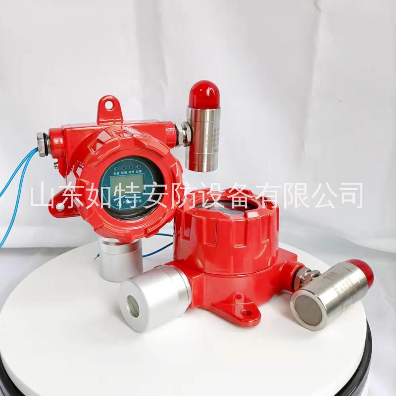 空氣中氨氣泄漏報(bào)警系統(tǒng)  固定式氨氣探測(cè)器 濃度超標(biāo)聲光報(bào)警 氨氣泄漏報(bào)警器