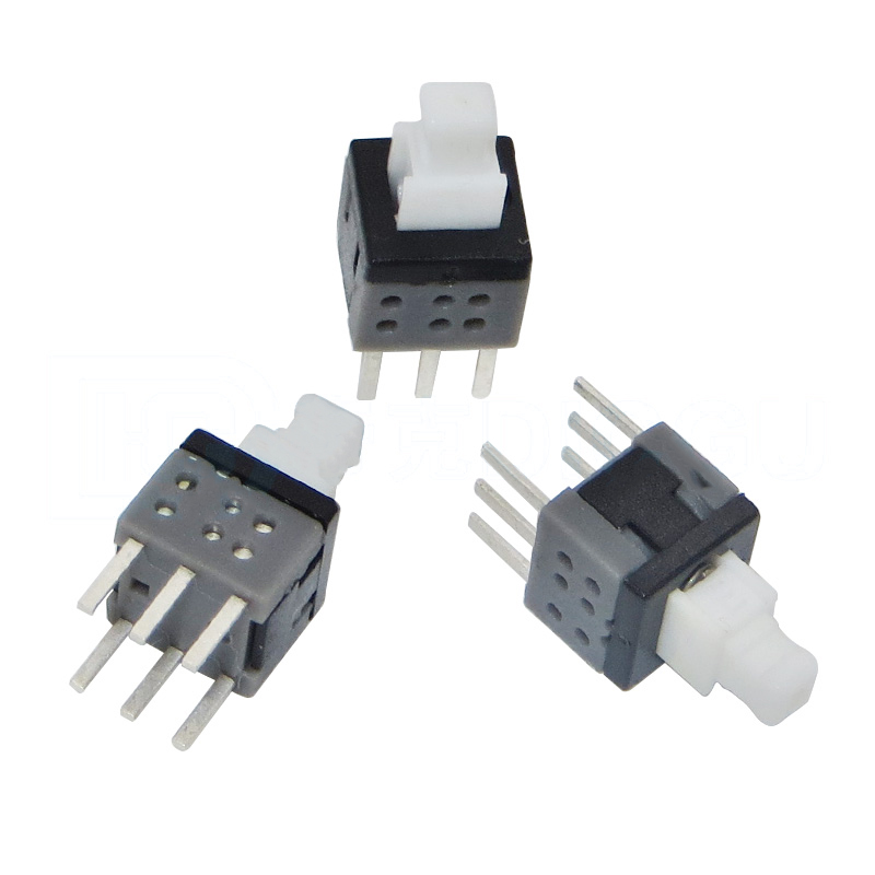 5.8*5.8*10立式帶鎖開關(guān)電動工具智能鎖醫(yī)療電子開關(guān)