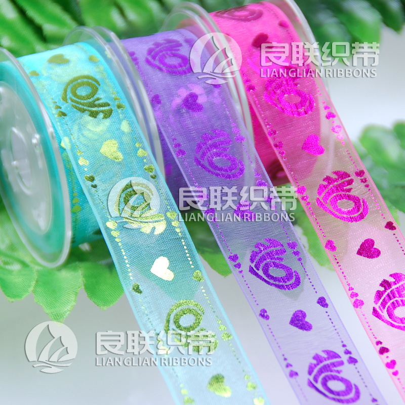 供應(yīng)雪紗印刷織帶印刷良聯(lián)