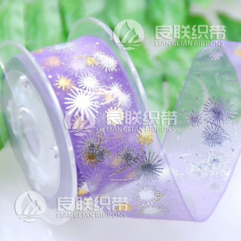 供應(yīng)印刷織帶良聯(lián)雪紗織帶印刷